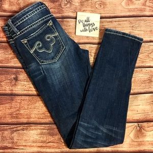 EUC Sz 4R Berock For Express Skinny Med Wash Jean